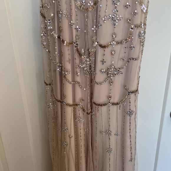 Jenny Packham Marion dress in Magnolia, UK 12 - Picture 7 of 11